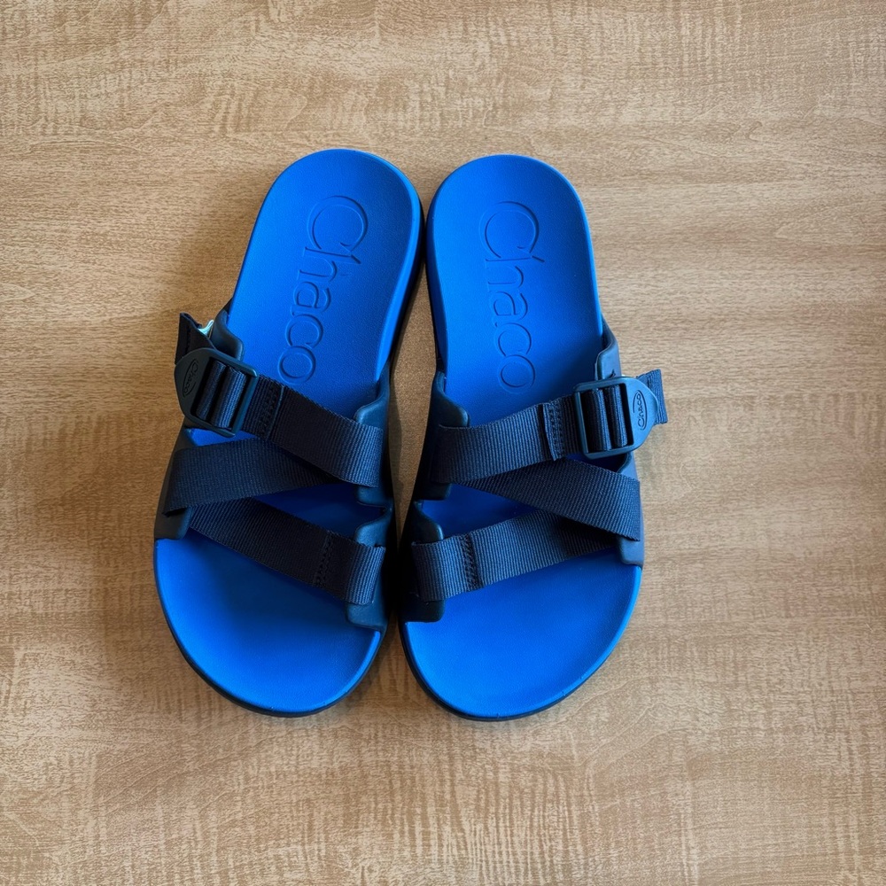 Chaco Navy Slide Sandals
